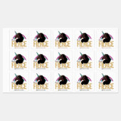 afro-eenhoorn | Magisch - altijd fel Labels (Vel)