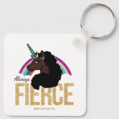 afro-eenhoorn | Magisch - altijd fel Sleutelhanger (Achterkant)