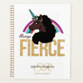 Afro Eenhoorn | Magisch - Altijd Fier Planner (Voorkant)