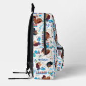 Afro Eenhoorn Magisch Empowering Patroon Bedrukte Rugzak (Links)