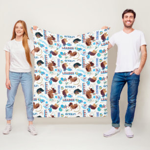 Afro Eenhoorn Magisch Empowering Patroon Fleece Deken
