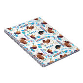 Afro Eenhoorn Magisch Empowering Patroon Notitieboek (Rechterzijde)