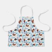 Afro Eenhoorn Magisch Empowering Patroon Schort (Voorkant)