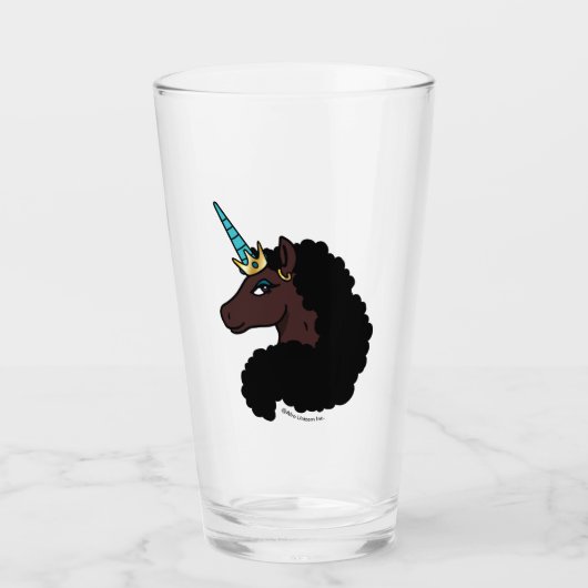 afro-eenhoorn | magisch glas (Voorkant)