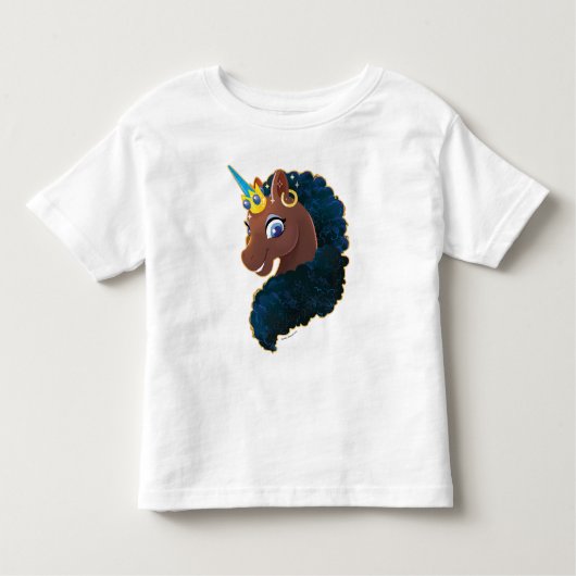 afro-eenhoorn | magisch kinder shirts (Voorkant)