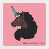 afro-eenhoorn | magisch labels (Design 2)