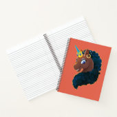 afro-eenhoorn | magisch notitieboek (Binnen)