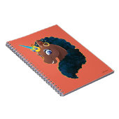 afro-eenhoorn | magisch notitieboek (Rechterzijde)