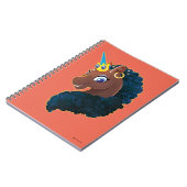 afro-eenhoorn | magisch notitieboek (Linkerzijde)