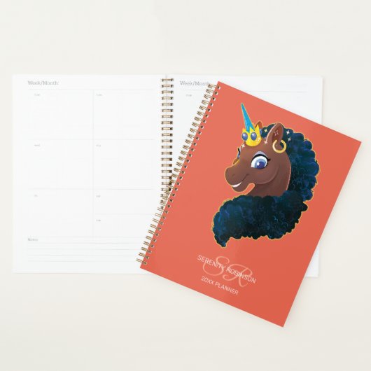 Afro Eenhoorn | Magisch Planner (Display)