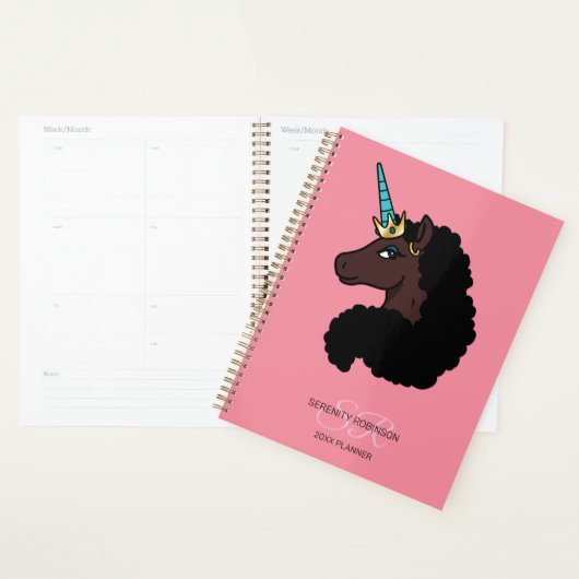 Afro Eenhoorn | Magisch Planner (Display)