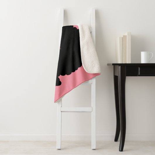 afro-eenhoorn | magisch sherpa deken (In situ)