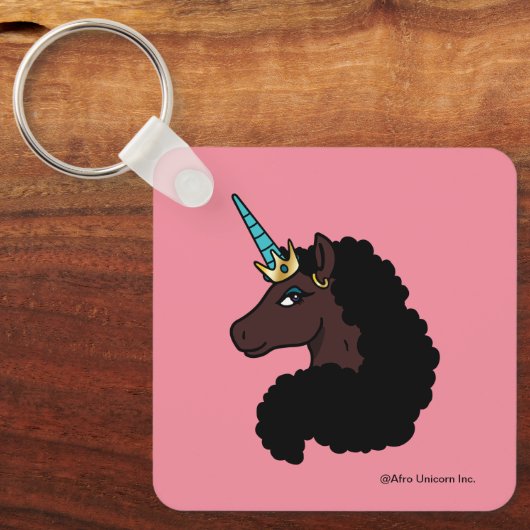 afro-eenhoorn | magisch sleutelhanger (Voorkant)
