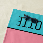 afro-eenhoorn | magisch strandlaken (In situ)