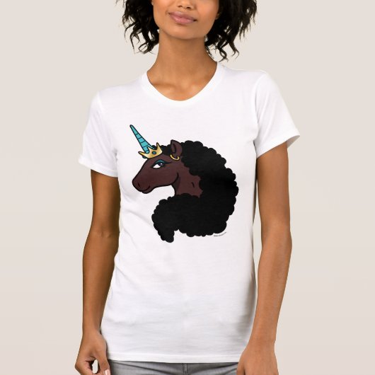 afro-eenhoorn | magisch t-shirt (Voorkant)