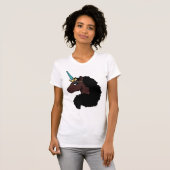 afro-eenhoorn | magisch t-shirt (Voorkant volledig)