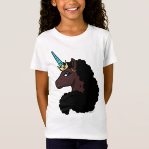afro-eenhoorn   magisch t-shirt