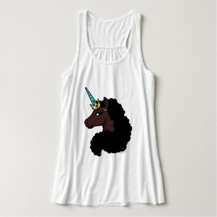 afro-eenhoorn   magisch tanktop