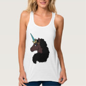afro-eenhoorn | magisch tanktop (Voorkant)