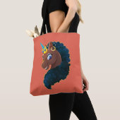 afro-eenhoorn | magisch tote bag (Dichtbij)