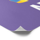 afro-eenhoorn | magische steiger poster (Hoek)