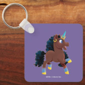 afro-eenhoorn | magische steiger sleutelhanger (Voorkant)