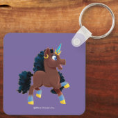 afro-eenhoorn | magische steiger sleutelhanger (Achterkant)