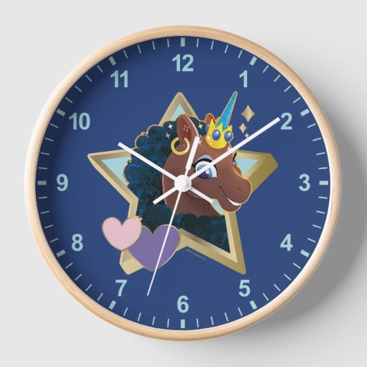 Afro Eenhoorn magische ster (Voorkant)