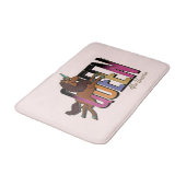 Afro Eenhoorn Queen Design Badmat (Gekanteld)