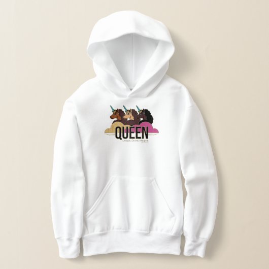 Afro Eenhoorn Queen Trio Design (Laagn)