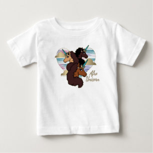 Afro Eenhoorn Trio Heart Design