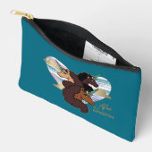 Afro Eenhoorn Trio Heart Design Etui (Open)