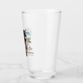 Afro Eenhoorn Trio Heart Design Glas (Links)