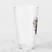 Afro Eenhoorn Trio Heart Design Glas (Rechts)