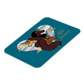 Afro Eenhoorn Trio Heart Design Magneet (Linkerzijde)