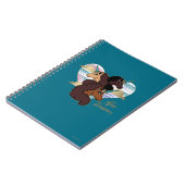 Afro Eenhoorn Trio Heart Design Notitieboek (Linkerzijde)