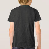 Afro Eenhoorn Trio Heart Design Tri-Blend Shirt (Achterkant)