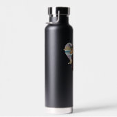 Afro Eenhoorn Trio Heart Design Waterfles (Rechts)