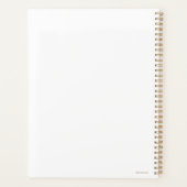 Afro Eenhoorn | Uniek Hart Ontwerp Planner (Achterkant)