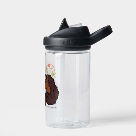 afro-eenhoorn | Uniek hartontwerp Waterfles (Links)