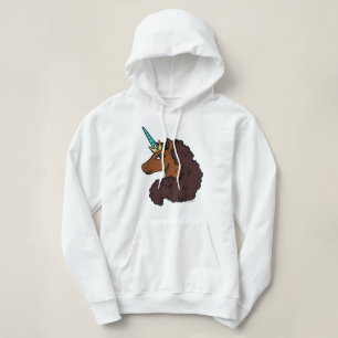 afro-eenhoorn Uniek Hoodie