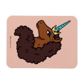 afro-eenhoorn | Uniek Magneet (Horizontaal)