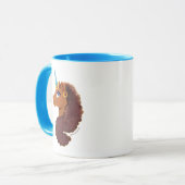 afro-eenhoorn | Uniek Mok (Voorkant links)