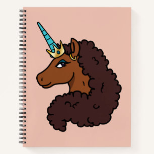 afro-eenhoorn   Uniek Notitieboek