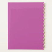 Afro Eenhoorn | Uniek Planner (Achterkant)