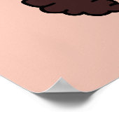 afro-eenhoorn | Uniek Poster (Hoek)