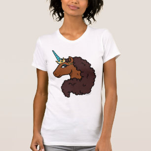 afro-eenhoorn   Uniek T-shirt