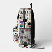 Afro Eenhoorn vet patroon Bedrukte Rugzak (Rechts)