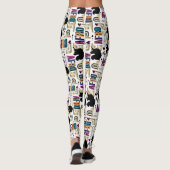 Afro Eenhoorn vet patroon Leggings (Achterkant)
