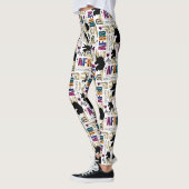 Afro Eenhoorn vet patroon Leggings (Links)